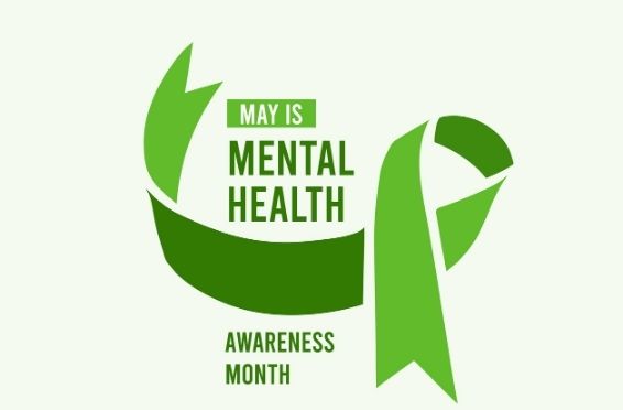 mental health awareness month green ribbon